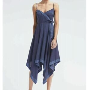 EUC BANANA REPUBLIC Women's Casual Strappy Melissa Asymmetric Summer Dress 0 P